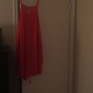 Orange Old Navy shorts romper